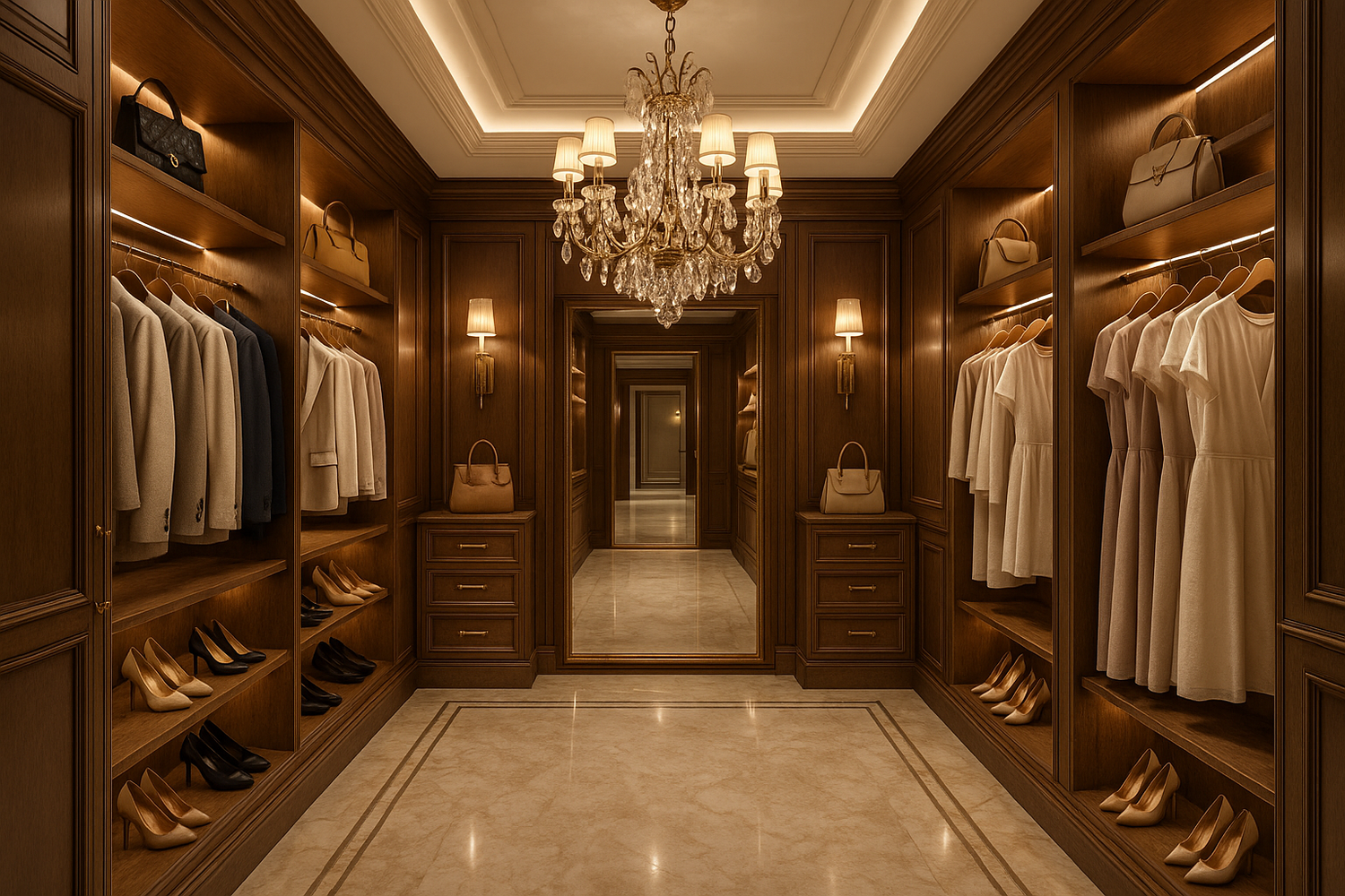 luxe kledingkast